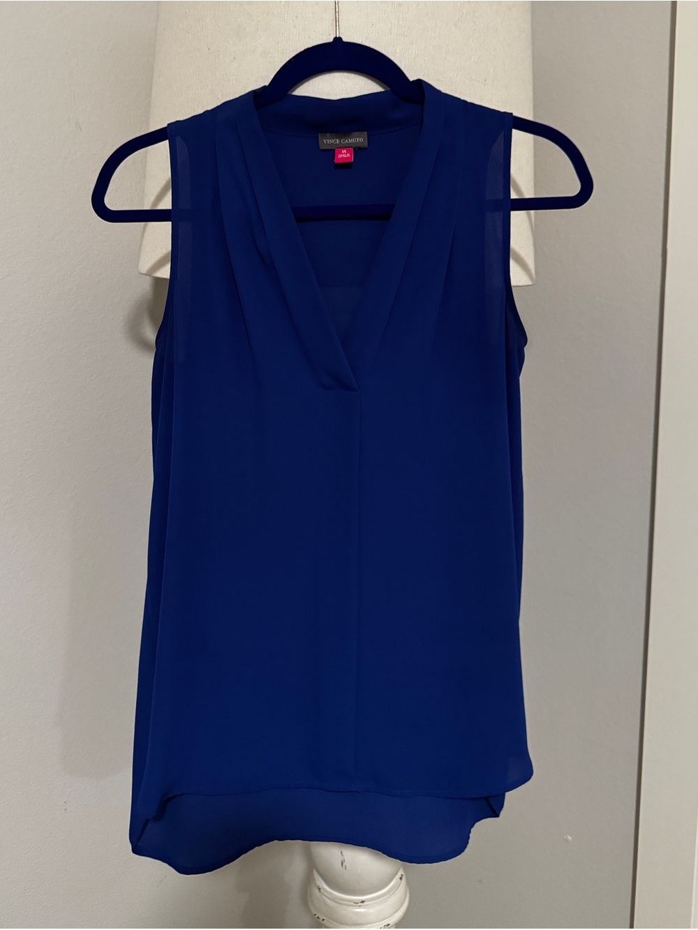 Vince Camuto Royal Blue Sleeveless V-Neck Camisole